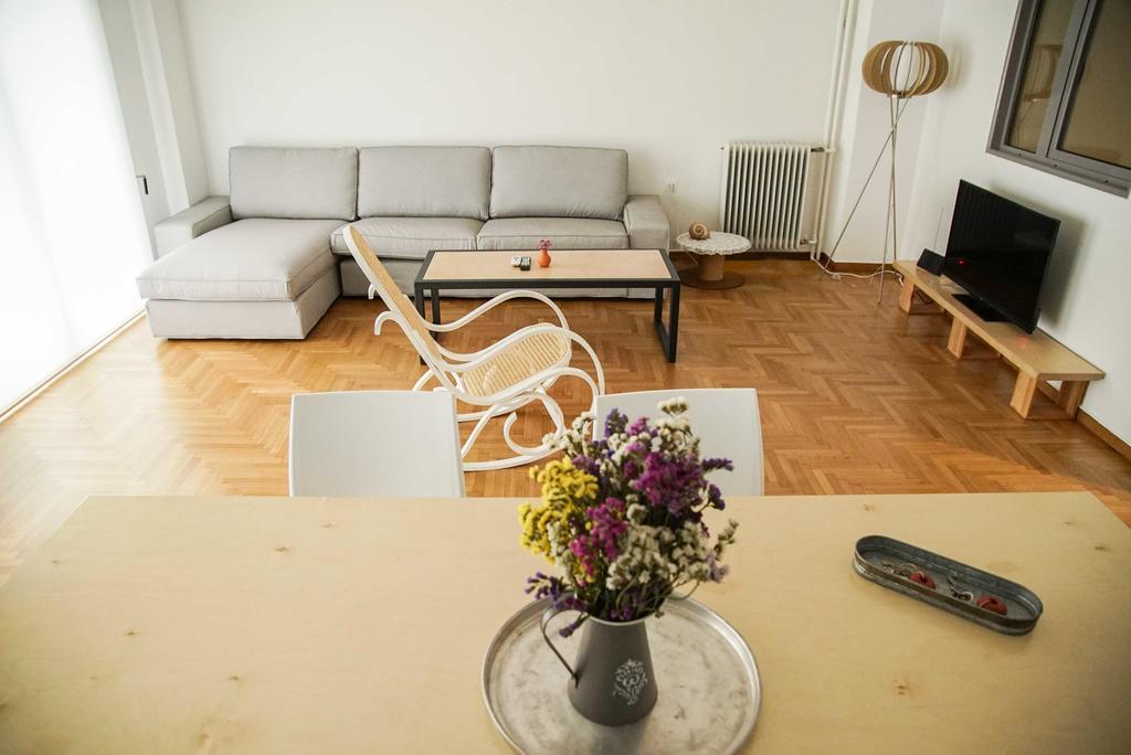 Athenian Blue - Family Apt 5' Minutes From Acropolis Museum Atenas Exterior foto